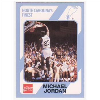  Michael Jordan 1989 North Carolina #16 College Card