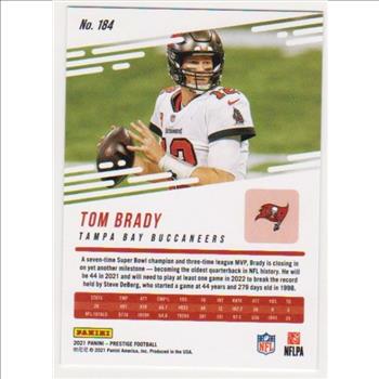 Tom Brady 2021 Panini Prestige #184 Card