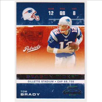 Tom Brady 2007 Playoff Contenders #59 Card