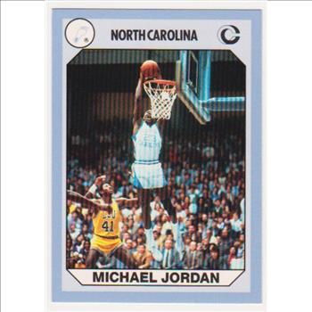 Michael Jordan 1990 North Carolina #93 College Card
