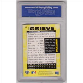 Rookie Graded Gem Mint 10 - Ben Grieve 1995 Collector's Choice #40 Card