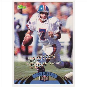 Only 499 Exist - John Elway 1996 Classic NFL Experience Printers Proof #20 Insert Card