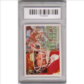 Graded Gem Mint 10 - Joe Montana 1994 Fleer #226 Card