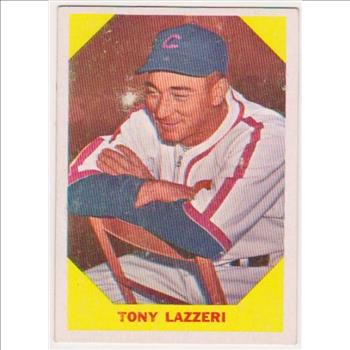 1960 Fleer Tony Lazzeri #31 Card - HOF'er