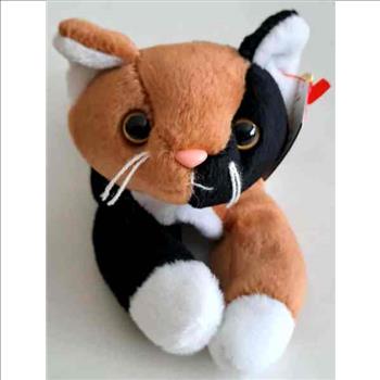 1996 Ty Beanie Baby Chip The Cat - New With Tags