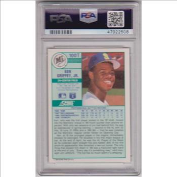 Rookie Graded PSA Mint 9 - Ken Griffey, Jr. 1989 Score Traded #100T Card