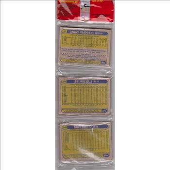 1987 Topps Baseball 49 Card Rack Pack w/ Tony Gwynn On Front