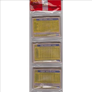 1987 Topps Baseball 49 Card Rack Pack w/ Mike Schmidt On Front
