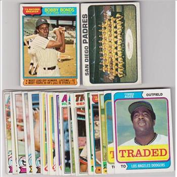 25 Different 1970's Topps Baseball Cards (1973-1979)