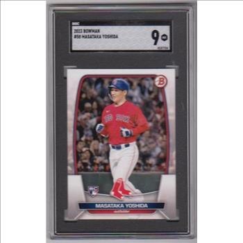 Rookie Graded SGC Mint 9 - Masataka Yoshida 2023 Bowman #58 Card