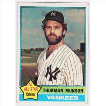 1976 Topps Thurman Munson #650 Card