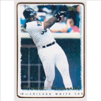 1995 Topps Frank Thomas #1 Porcelain Card (#506/1000)