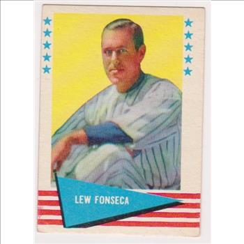 1961 Fleer Lew Fonseca #27 Card