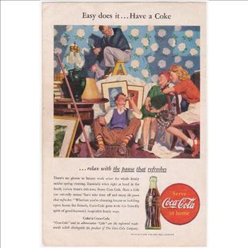 1946 Coca-Cola 7x10 Magazine Advertisement