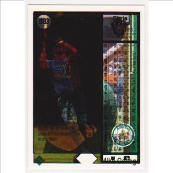 Error - Gary Sheffield 1989 Upper Deck Rookie w/ James/Gallego Triple Print Back - Rare Misprint