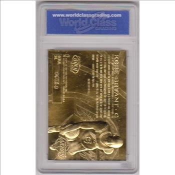 Rookie Graded Gem Mint 10 - Kobe Bryant 1996-97 Fleer w/ Purple Signature 23 Kt Gold Card
