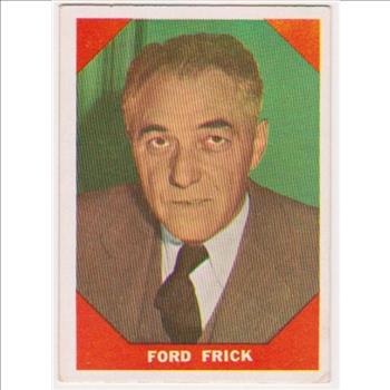 1960 Fleer Ford Frick #74 Card - HOF'er