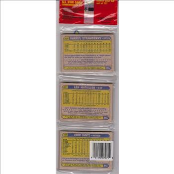1987 Topps Baseball 49 Card Rack Pack w/ Roger Clemens On Front