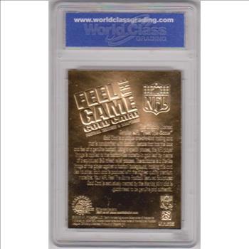 Graded Gem Mint 10 - Tom Brady 2006 Merrick Mint 2000 Draft Pick 23 Kt Gold Card