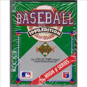 Sealed 1990 Upper Deck High # Series 100 Card Factory Set