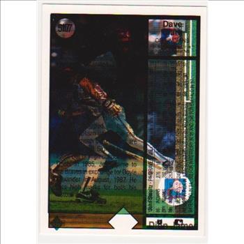 Error - John Smoltz 1989 Upper Deck Rookie w/ Clark/James Triple Print Back - Rare Misprint