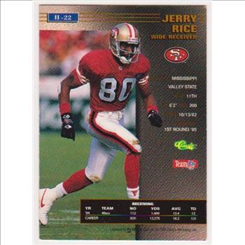 1 Of Only 725 Produced - Jerry Rice 1995 Pro Line Series II Printers Proof Insert Card