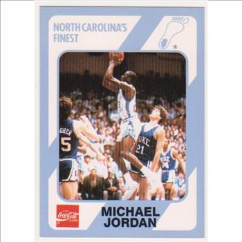 Michael Jordan 1989 North Carolina #18 College Card