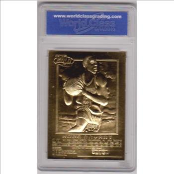 Rookie Graded Gem Mint 10 - Kobe Bryant 1996-97 Skybox EX-2000 w/ Purple Signature 23 Kt Gold Card