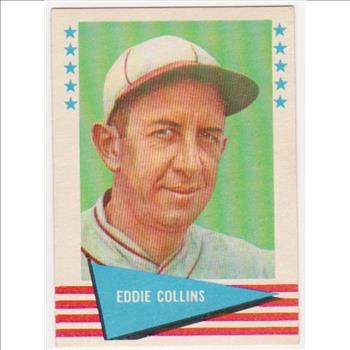 1961 Fleer Eddie Collins #16 Card - HOF'er