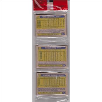 1987 Topps Baseball 49 Card Rack Pack w/ Dwight Gooden On Front