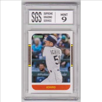 Graded Mint 9 - Ichiro Suzuki 2021 Donruss #244 Card