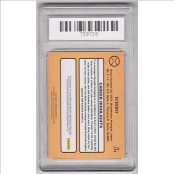 Graded Mint 9 - Ichiro Suzuki 2021 Donruss #244 Card