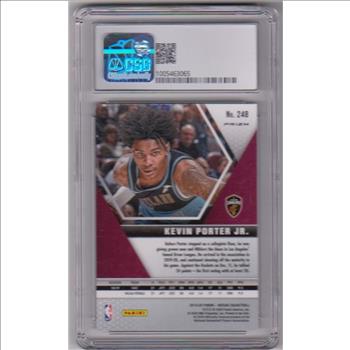 Rookie Graded CSG NM/Mint 8 - Kevin Porter, Jr. 2019-20 Panini Mosaic Silver #248 Card