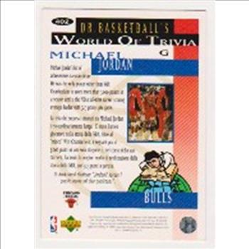 MICHAEL JORDAN Gold Signature - 1994-95 Collectors Choice Italian #402 - Tough To Pull Insert Card