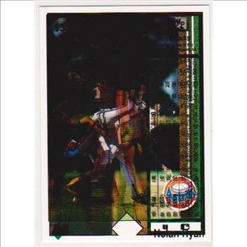 Error - 1989 Upper Deck Nolan Ryan Double Front/Blank Back Error