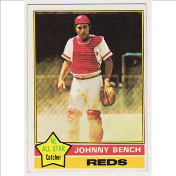 1976 Topps Johnny Bench #300 Card - HOF'er