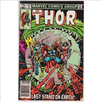 1983 The Mighty Thor #327 Issue - Marvel Comics