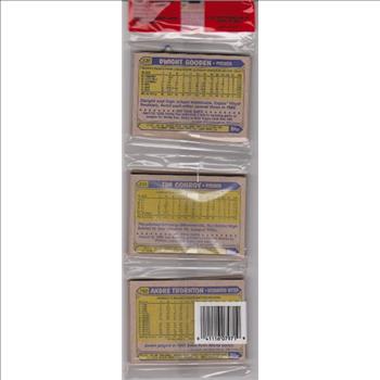  1987 Topps Baseball 49 Card Rack Pack w/ Darryl Strawberry On Front