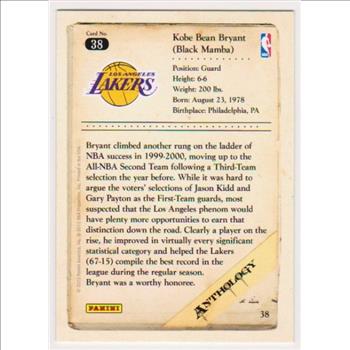 Kobe Bryant 2012 Panini Anthology #38 Card