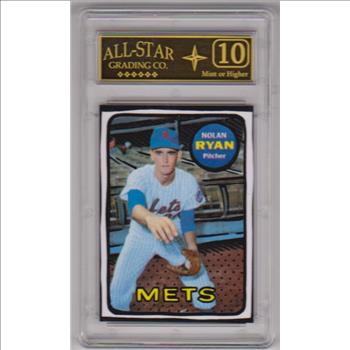 Graded 10 - Nolan Ryan 2020 Topps Project #87 Card