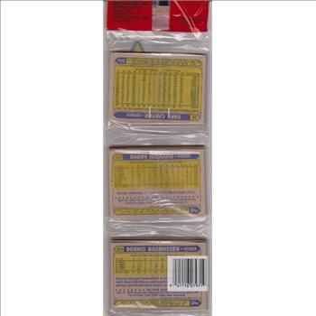1987 Topps Baseball 49 Card Rack Pack w/ Dave Winfield On Front