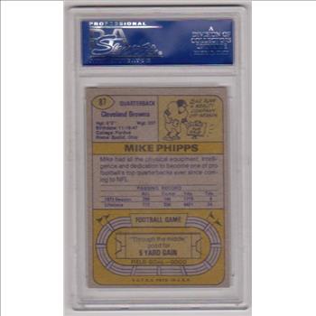 Graded PSA NM-MT 8 - Mike Phipps 1974 Topps #87 Card