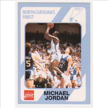 Michael Jordan 1989 North Carolina #18 College Card
