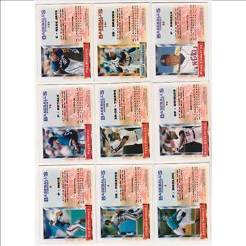 9 Different 1993 Topps Finest Cards w/ Terry Pendleton + More