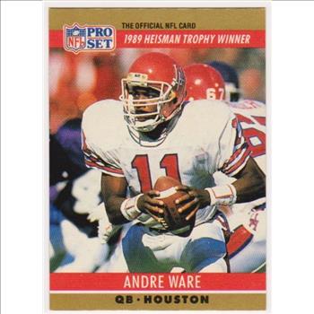 Wrong Front Error - Bo Jackson 1990 Pro Set Football Card