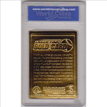 Graded Gem Mint 10 - Albert Pujols 2003 Merrick Mint Laser Line 23 Kt Gold Foil Card