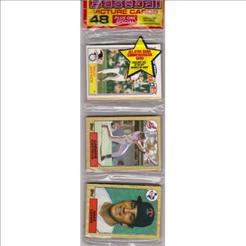 1987 Topps Baseball 49 Card Rack Pack w/ Pete Rose On Back