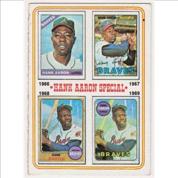 1974 Topps Hank Aaron #5 Card - HOF'er