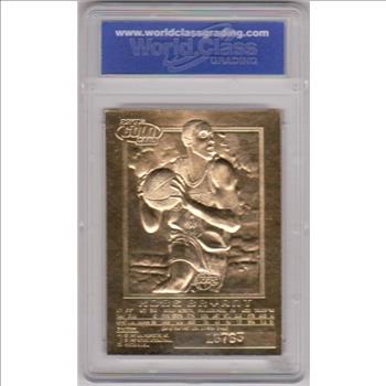 Rookie Graded Gem Mint 10 - Kobe Bryant 1996-97 Skybox EX-2000 Feel The Game 23 Kt Gold Card