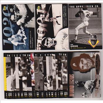 25 Different 1994 Upper Deck All-Time Heroes Cards - Lou Gehrig + More